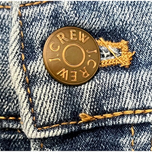 J. Crew Jeans Women’s 27 Light Wash Distressed Y2k Classic Denim Ripped Street - Picture 8 of 11
